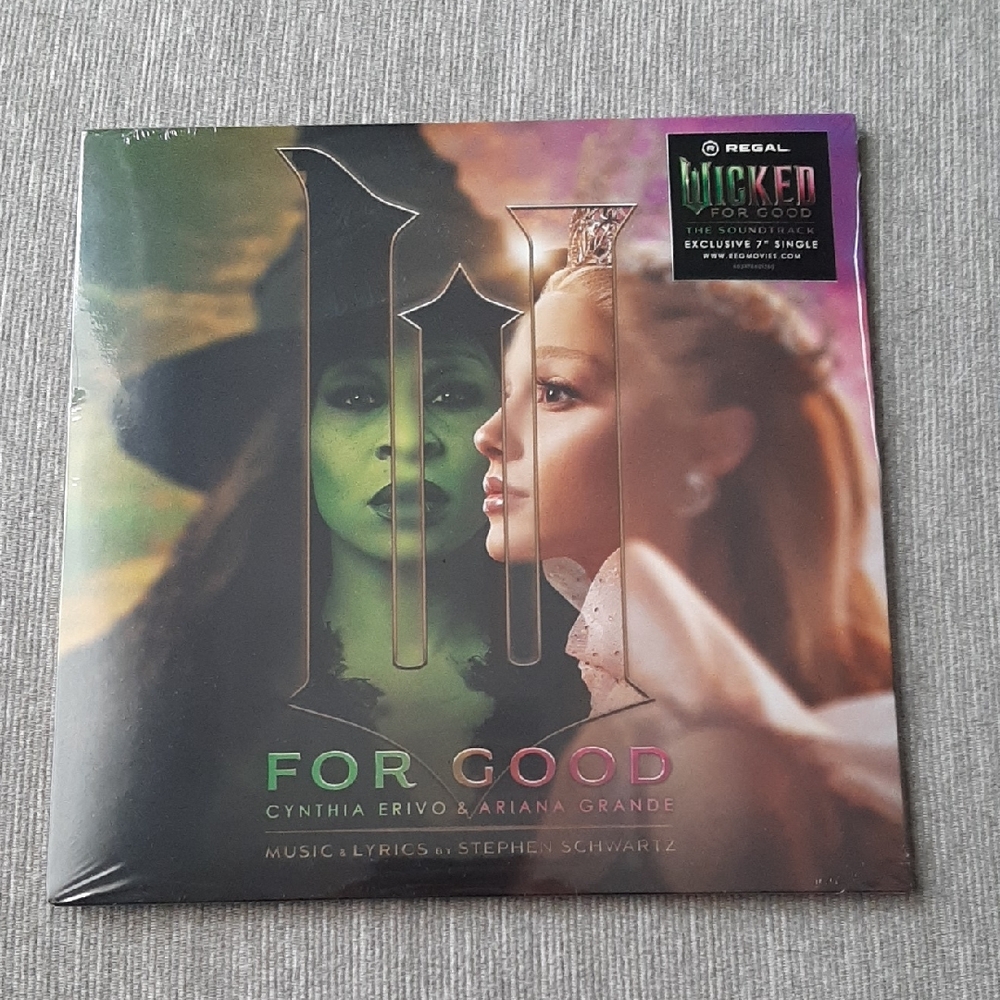 Wicked For Good Soundtrack 7" Vinyl - Regal Exclusive